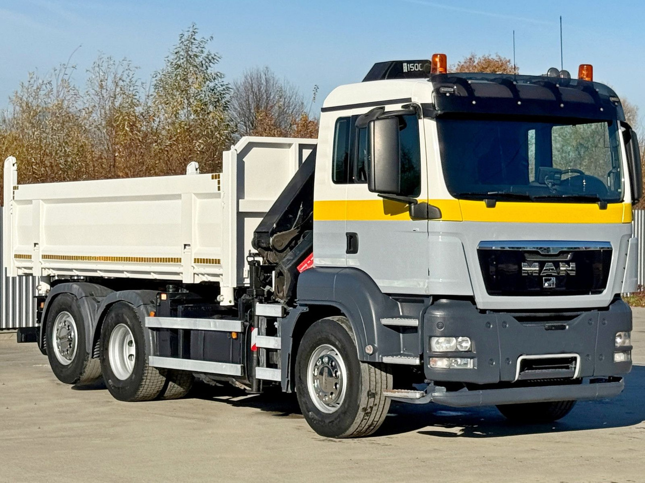 MAN TGS 28.320 * HMF 1500 - K2 * TOPZUSTAND - משאית מנוף: תמונה 5 MAN TGS 28.320 * HMF 1500 - K2 * TOPZUSTAND - משאית מנוף: תמונה 5