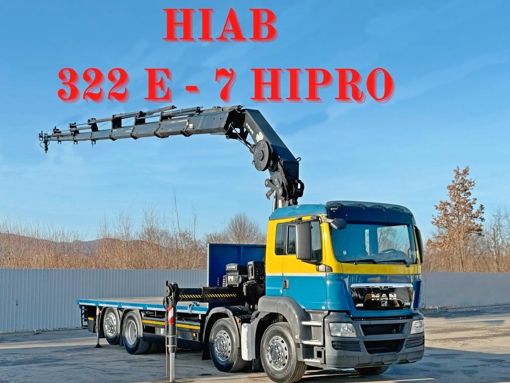 MAN TGS 32.440*Platform 7,20m * HIAB 322 E - 7 HIPRO - משאית מנוף: תמונה 1 MAN TGS 32.440*Platform 7,20m * HIAB 322 E - 7 HIPRO - משאית מנוף: תמונה 1