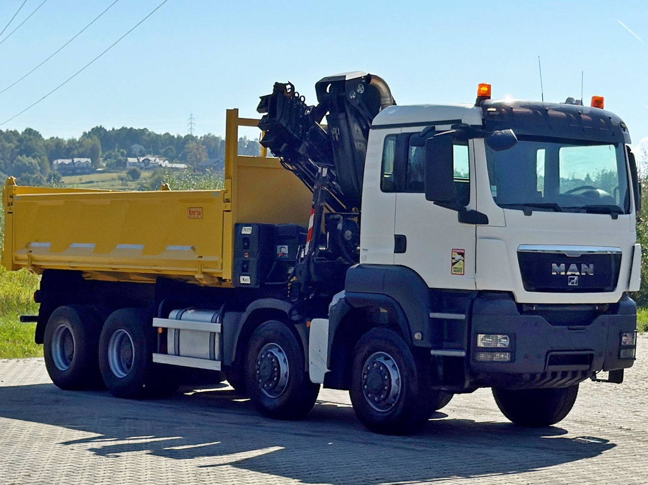 MAN TGS 32.510 * HIAB 288 EP - 5HIDUO/ FUNK * 8x8 - מזהיר, משאית מנוף: תמונה 4 MAN TGS 32.510 * HIAB 288 EP - 5HIDUO/ FUNK * 8x8 - מזהיר, משאית מנוף: תמונה 4