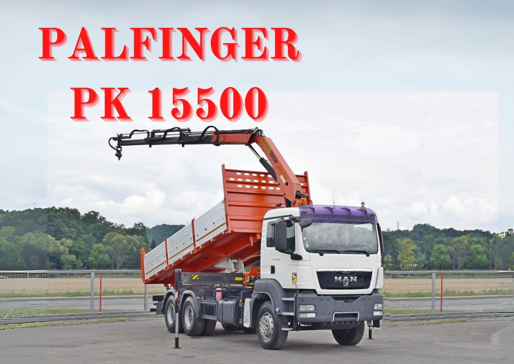 MAN TGS 33.360*KIPPER 6,40m *PK 15500 * 6x4 MAN TGS 33.360*KIPPER 6,40m *PK 15500 * 6x4 - משאית מנוף, מזהיר: תמונה 1 MAN TGS 33.360*KIPPER 6,40m *PK 15500 * 6x4 MAN TGS 33.360*KIPPER 6,40m *PK 15500 * 6x4 - משאית מנוף, מזהיר: תמונה 1