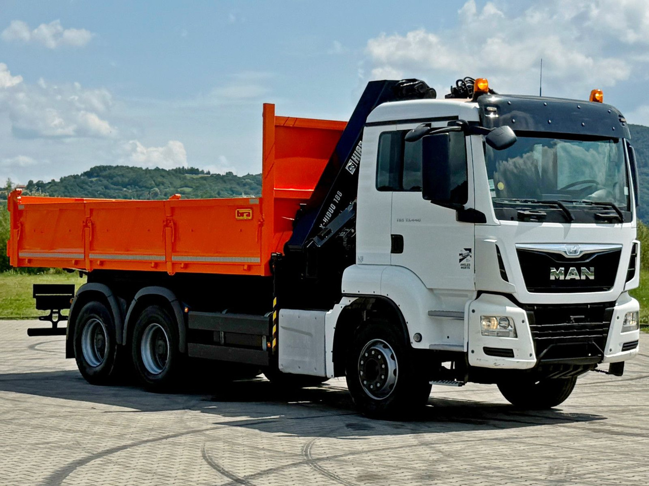 MAN TGS 33.440 * HIAB X-HIDUO 188 E-5 + FUNK * 6x4 - מזהיר, משאית מנוף: תמונה 3 MAN TGS 33.440 * HIAB X-HIDUO 188 E-5 + FUNK * 6x4 - מזהיר, משאית מנוף: תמונה 3