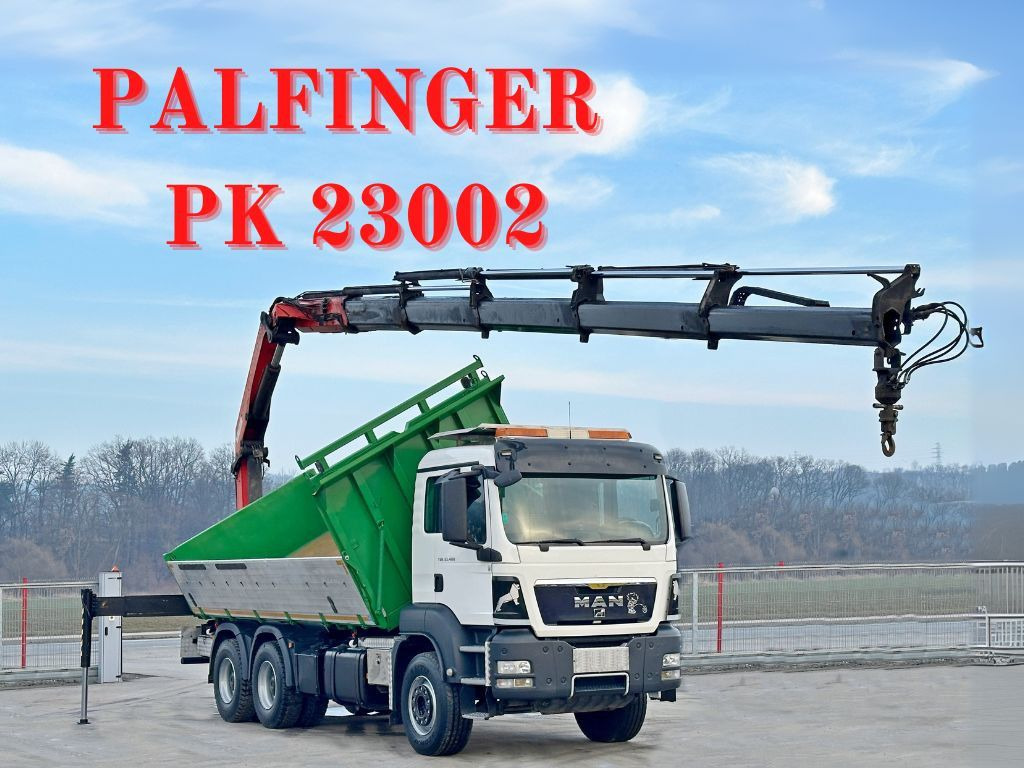 MAN TGS 33.480*KIPPER 5,70m * PK 23002 + FUNK * 6x4 - משאית מנוף, מזהיר: תמונה 1 MAN TGS 33.480*KIPPER 5,70m * PK 23002 + FUNK * 6x4 - משאית מנוף, מזהיר: תמונה 1