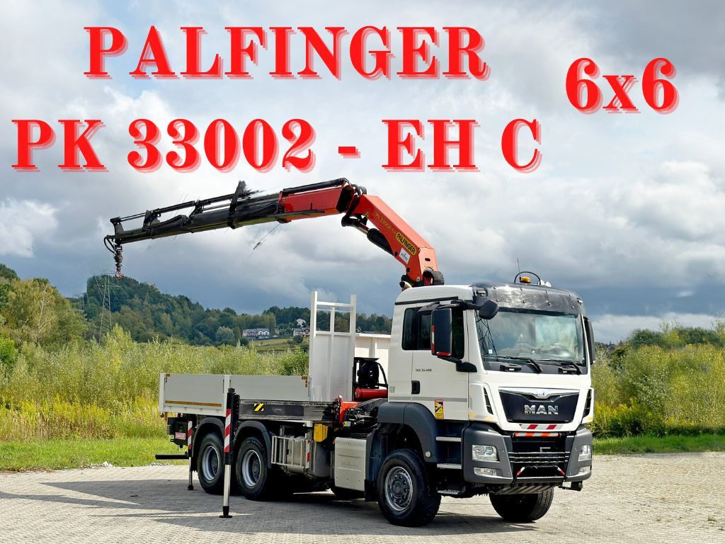MAN TGS 33.480 * PK 33002-EH C + FUNK/6x6 * TOP - משאית מנוף: תמונה 1 MAN TGS 33.480 * PK 33002-EH C + FUNK/6x6 * TOP - משאית מנוף: תמונה 1