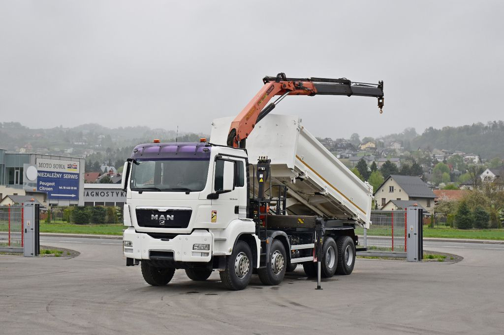 MAN TGS 35.440 * KIPPER 5,80m + KRAN * TOPZUSTAND - משאית מנוף, מזהיר: תמונה 2 MAN TGS 35.440 * KIPPER 5,80m + KRAN * TOPZUSTAND - משאית מנוף, מזהיר: תמונה 2