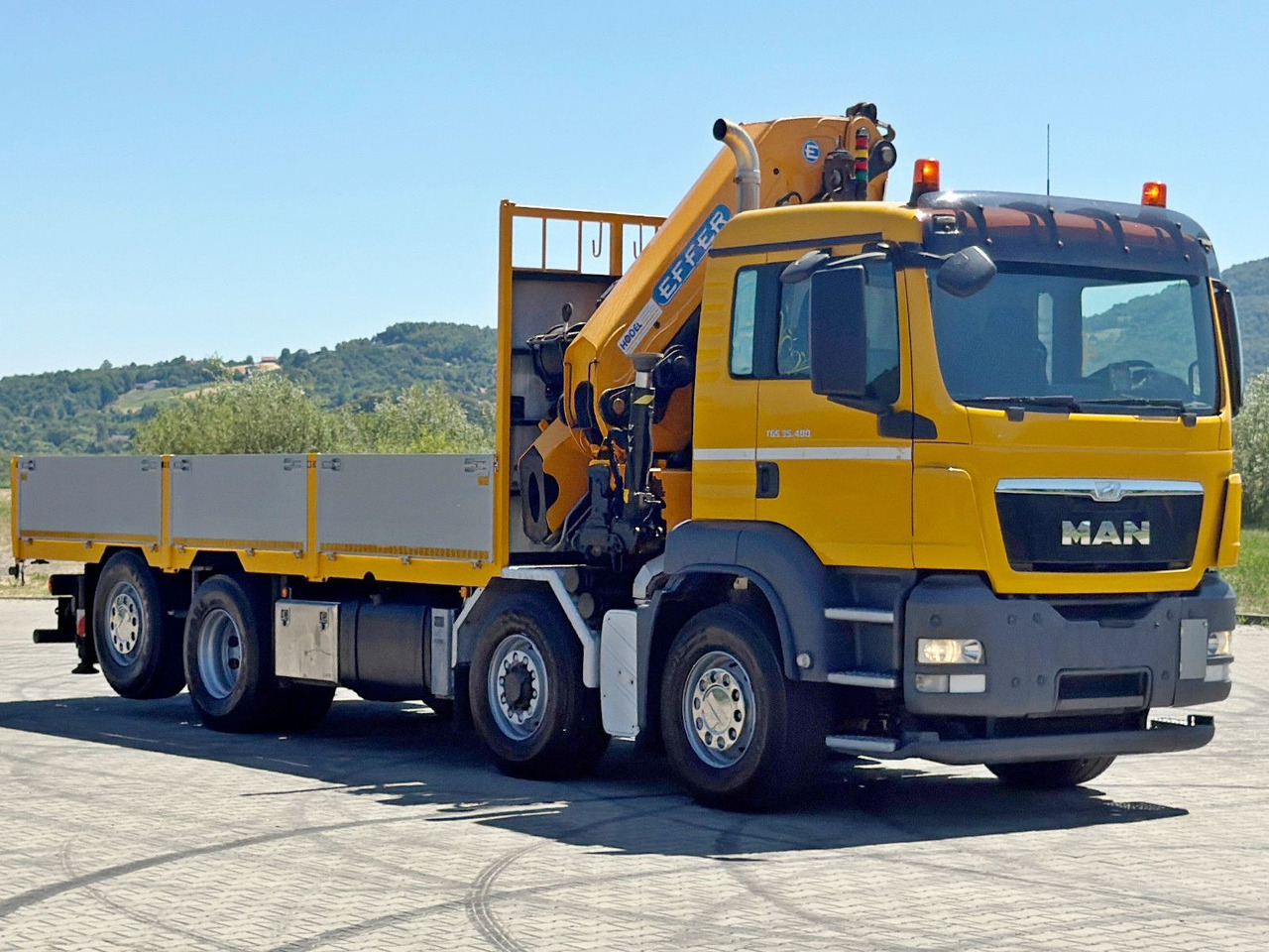 MAN TGS 35.480 * EFFER 395/6S + FUNK / 8x4 - משאית מנוף: תמונה 3 MAN TGS 35.480 * EFFER 395/6S + FUNK / 8x4 - משאית מנוף: תמונה 3