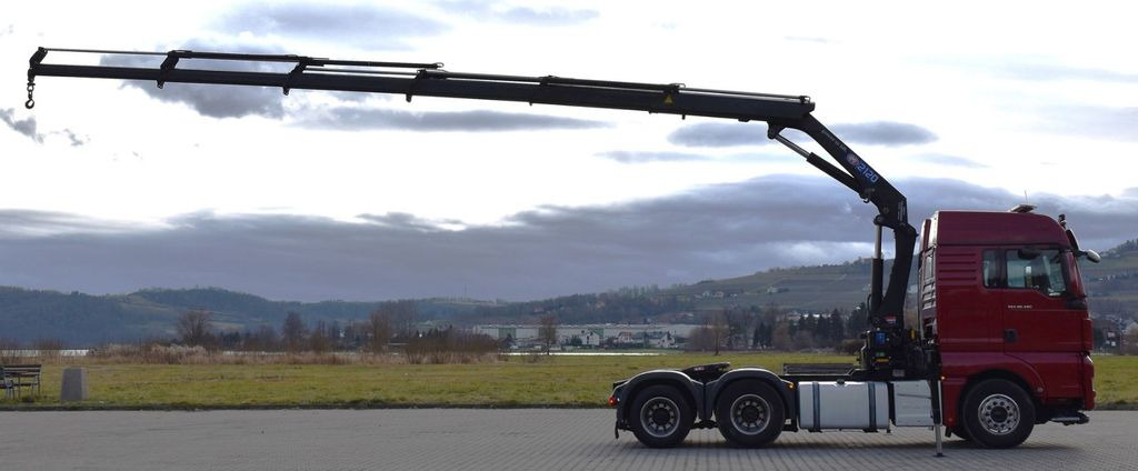 MAN TGX 28.480 Sattelzugmaschine + HMF 2120 K5/FUNK - משאית מנוף: תמונה 5 MAN TGX 28.480 Sattelzugmaschine + HMF 2120 K5/FUNK - משאית מנוף: תמונה 5