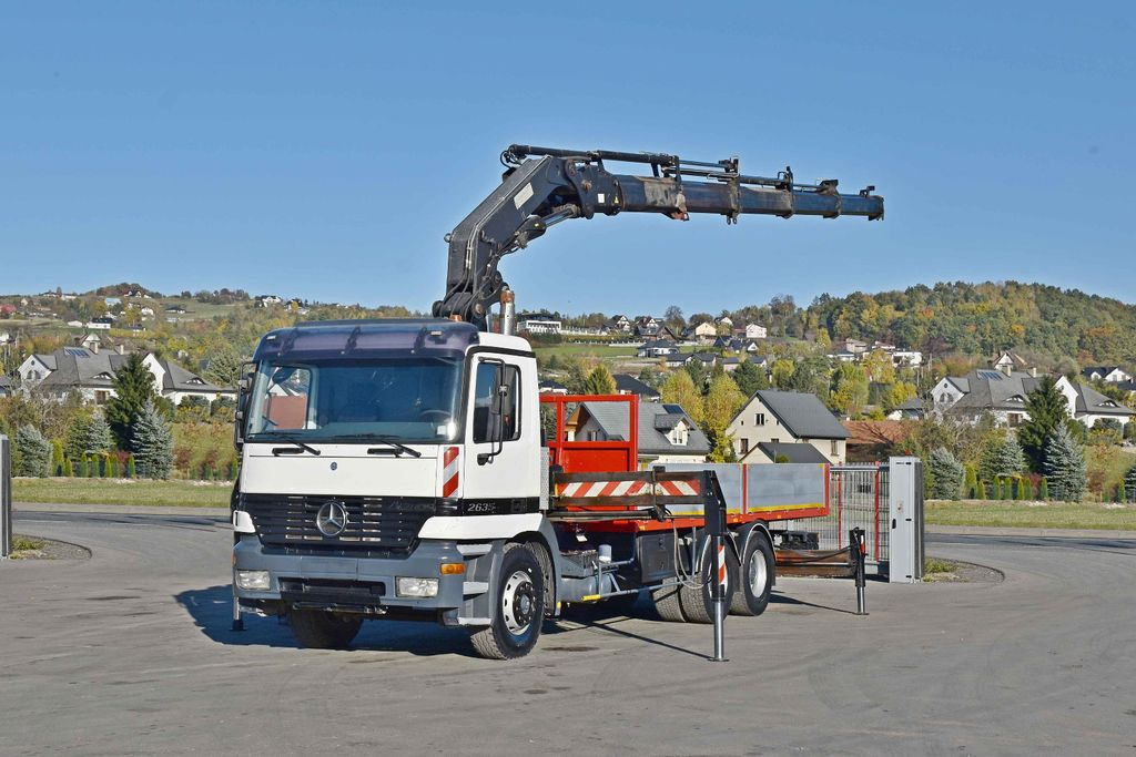Mercedes-Benz ACTROS 2635 Pritsche 6,40m + HIAB 400 E-5 + FUNK Mercedes-Benz ACTROS 2635 Pritsche 6,40m + HIAB 400 E-5 + FUNK - משאית מנוף: תמונה 2 Mercedes-Benz ACTROS 2635 Pritsche 6,40m + HIAB 400 E-5 + FUNK Mercedes-Benz ACTROS 2635 Pritsche 6,40m + HIAB 400 E-5 + FUNK - משאית מנוף: תמונה 2