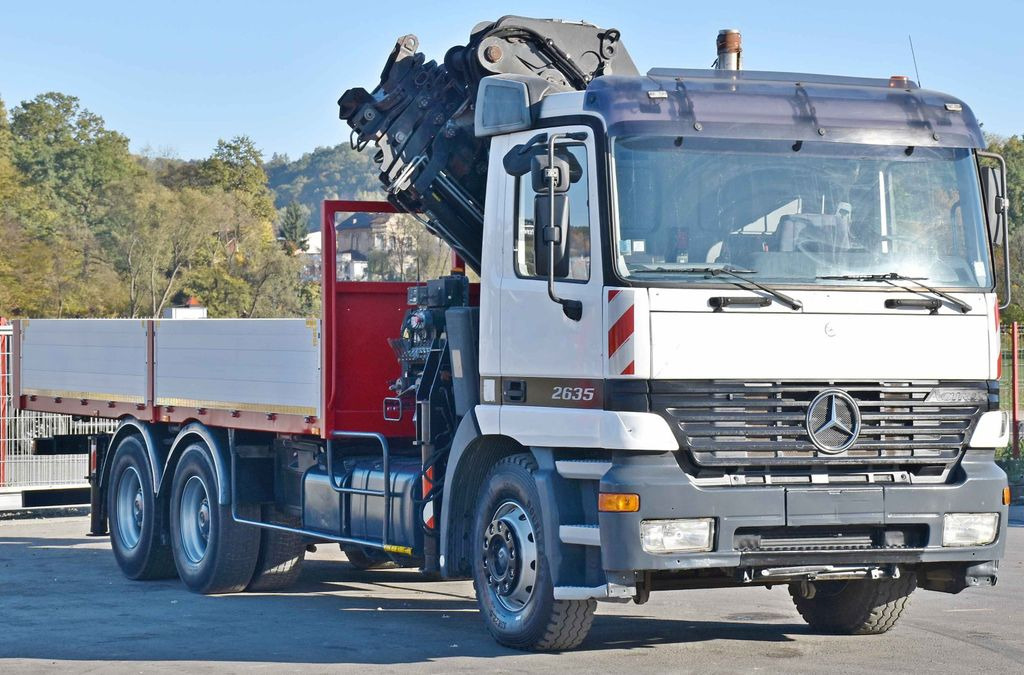 Mercedes-Benz ACTROS 2635 Pritsche 6,40m + HIAB 400 E-5 + FUNK Mercedes-Benz ACTROS 2635 Pritsche 6,40m + HIAB 400 E-5 + FUNK - משאית מנוף: תמונה 3 Mercedes-Benz ACTROS 2635 Pritsche 6,40m + HIAB 400 E-5 + FUNK Mercedes-Benz ACTROS 2635 Pritsche 6,40m + HIAB 400 E-5 + FUNK - משאית מנוף: תמונה 3