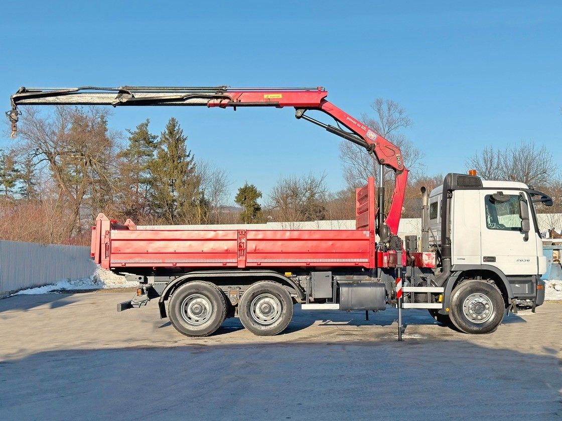Mercedes-Benz ACTROS 2636* KIPPER 5,25 + BORDMATIC / 6x4 - משאית מנוף: תמונה 4 Mercedes-Benz ACTROS 2636* KIPPER 5,25 + BORDMATIC / 6x4 - משאית מנוף: תמונה 4