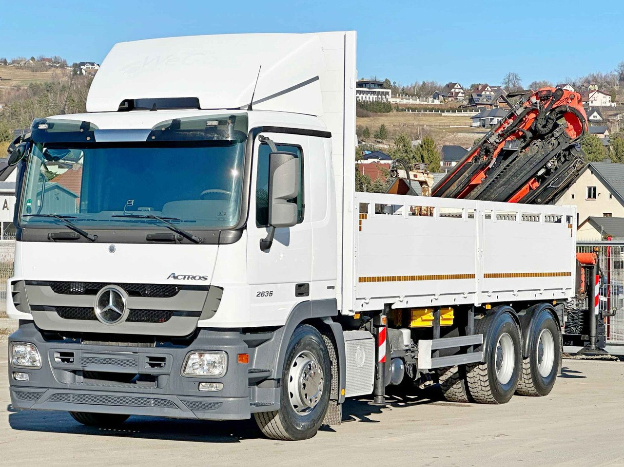 Mercedes-Benz ACTROS 2636 *PK 33002-EH E+JIB PJ 060B* 6x4 *TOP - משאית מנוף, משאית צד נופל/ שטוחה: תמונה 3 Mercedes-Benz ACTROS 2636 *PK 33002-EH E+JIB PJ 060B* 6x4 *TOP - משאית מנוף, משאית צד נופל/ שטוחה: תמונה 3