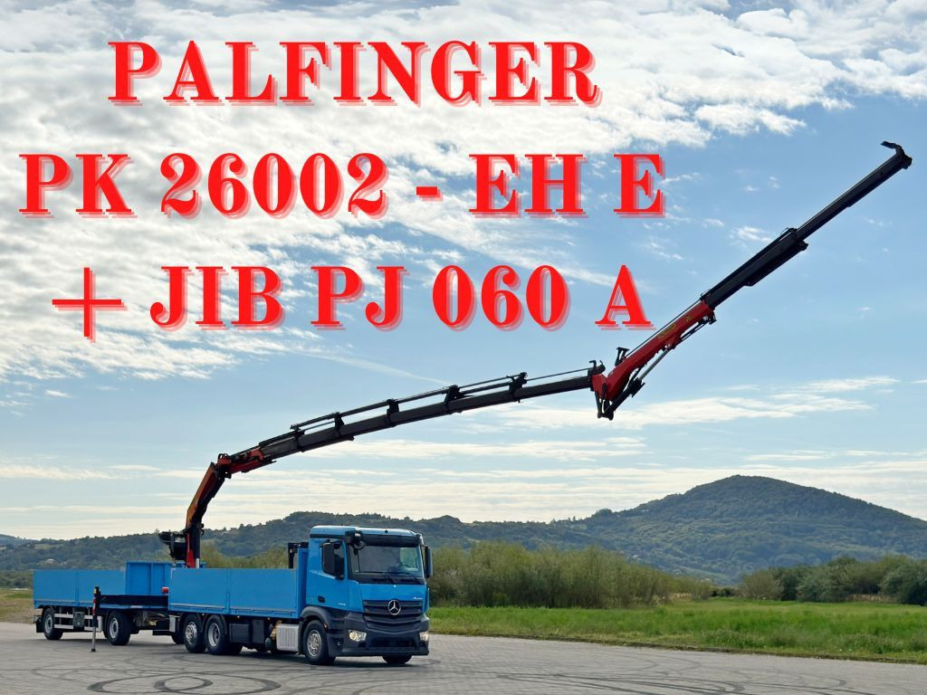 Mercedes-Benz ANTOS 2545*PK 26002-EHE+JIB PJ060A+Anhänger/FUNK - משאית מנוף: תמונה 1 Mercedes-Benz ANTOS 2545*PK 26002-EHE+JIB PJ060A+Anhänger/FUNK - משאית מנוף: תמונה 1