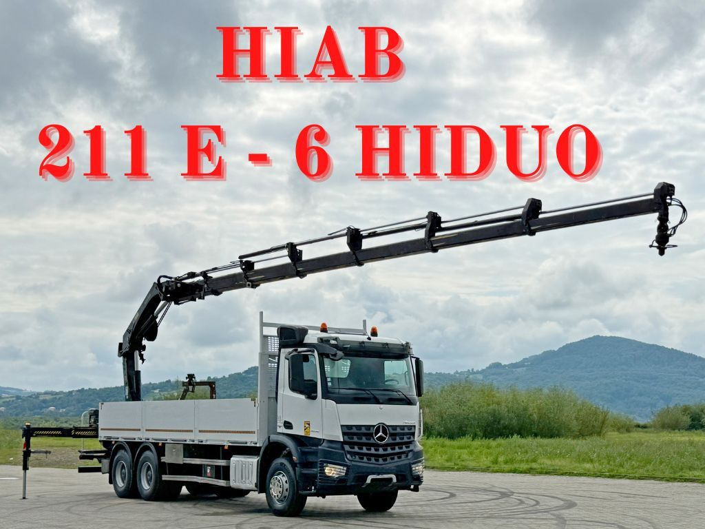 Mercedes-Benz AROCS 2636 * HIAB 211 E-6 HIDUO/FUNK *6x4 - משאית מנוף: תמונה 1 Mercedes-Benz AROCS 2636 * HIAB 211 E-6 HIDUO/FUNK *6x4 - משאית מנוף: תמונה 1
