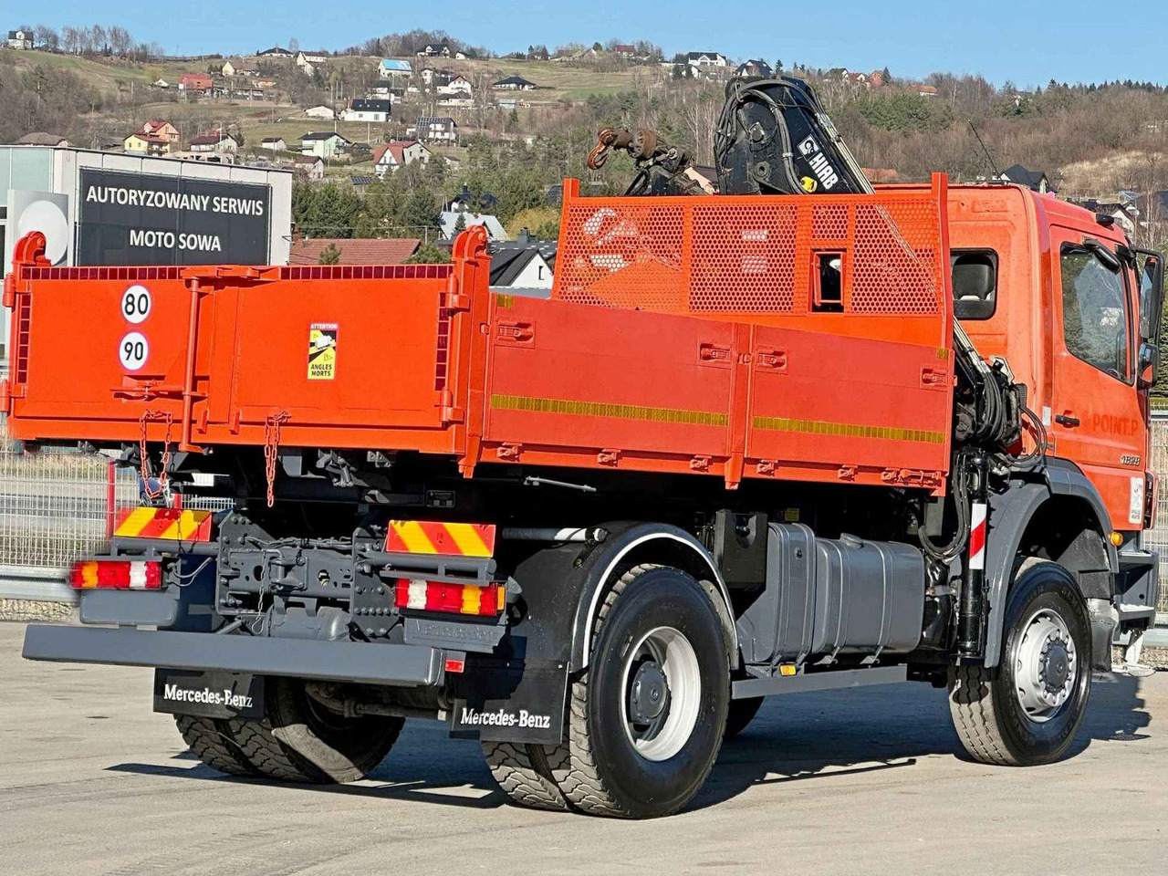 משאית מנוף Mercedes-Benz AXOR 1829 * HIAB 1111 HIDUO + FUNK * TOP * 4x4: תמונה 6