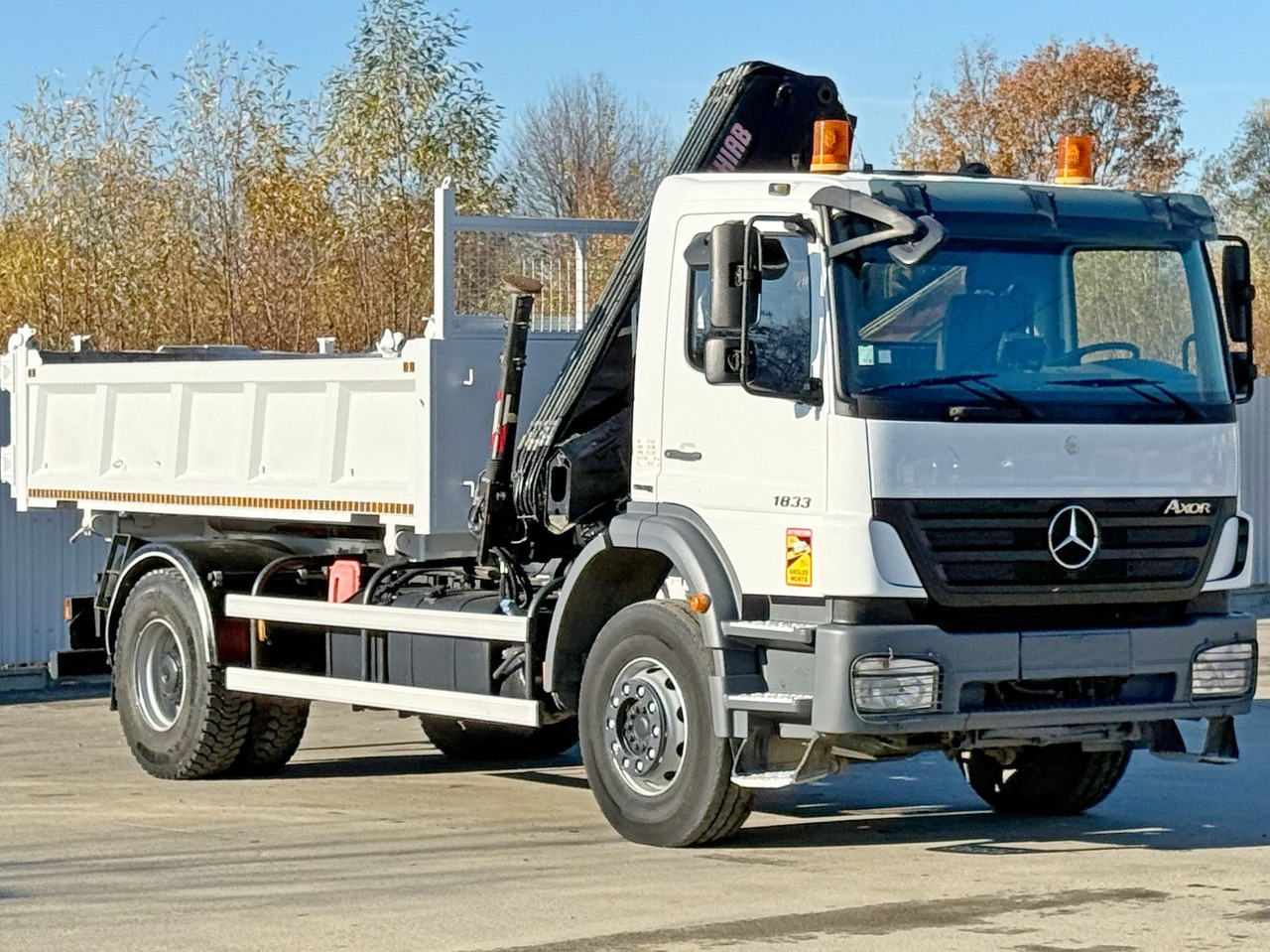 Mercedes-Benz AXOR 1833 * HIAB 144 B - 3 HIDUO + FUNK * TOP - משאית מנוף: תמונה 4 Mercedes-Benz AXOR 1833 * HIAB 144 B - 3 HIDUO + FUNK * TOP - משאית מנוף: תמונה 4
