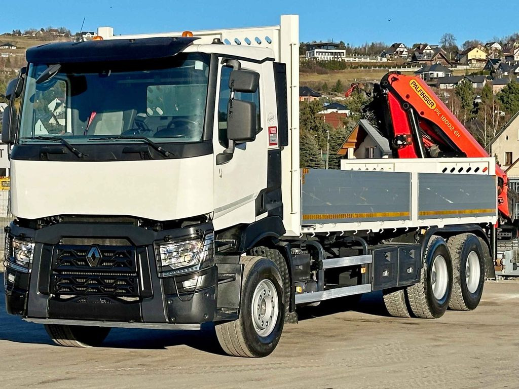 Renault C 380 *PRITSCHE 6,80m * PK 18002-EH C + FUNK*6x4 - משאית מנוף, משאית צד נופל/ שטוחה: תמונה 4 Renault C 380 *PRITSCHE 6,80m * PK 18002-EH C + FUNK*6x4 - משאית מנוף, משאית צד נופל/ שטוחה: תמונה 4