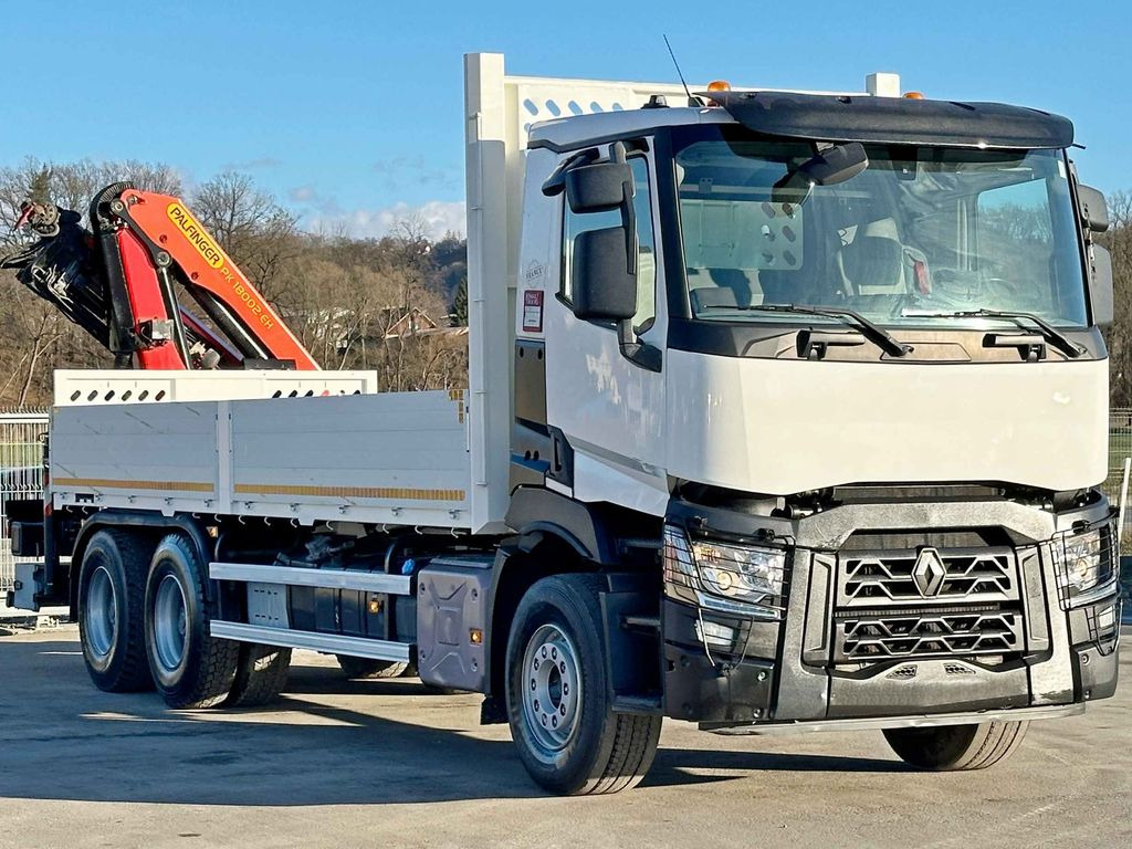 Renault C 380 *PRITSCHE 6,80m * PK 18002-EH C + FUNK*6x4 - משאית מנוף, משאית צד נופל/ שטוחה: תמונה 3 Renault C 380 *PRITSCHE 6,80m * PK 18002-EH C + FUNK*6x4 - משאית מנוף, משאית צד נופל/ שטוחה: תמונה 3