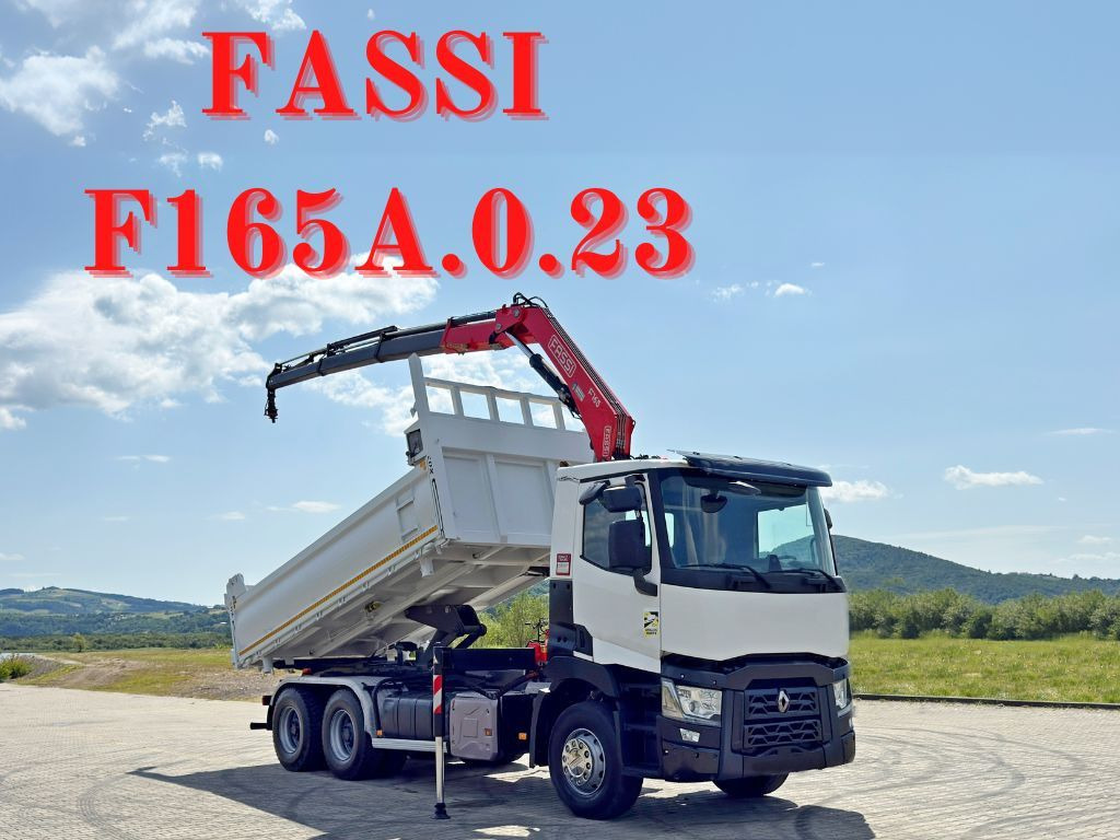 Renault C 430 * FASSI F165A.0.23 + FUNK * 6x4 - משאית מנוף: תמונה 1 Renault C 430 * FASSI F165A.0.23 + FUNK * 6x4 - משאית מנוף: תמונה 1