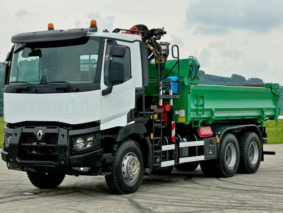 Renault C 430 *KIPPER 5,10 m + PK 16001 - K B* 6x4 - משאית מנוף: תמונה 5 Renault C 430 *KIPPER 5,10 m + PK 16001 - K B* 6x4 - משאית מנוף: תמונה 5