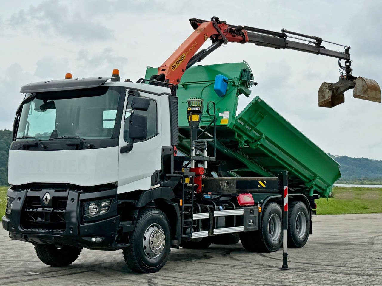 Renault C 430 *KIPPER 5,10 m + PK 16001 - K B* 6x4 - משאית מנוף: תמונה 3 Renault C 430 *KIPPER 5,10 m + PK 16001 - K B* 6x4 - משאית מנוף: תמונה 3