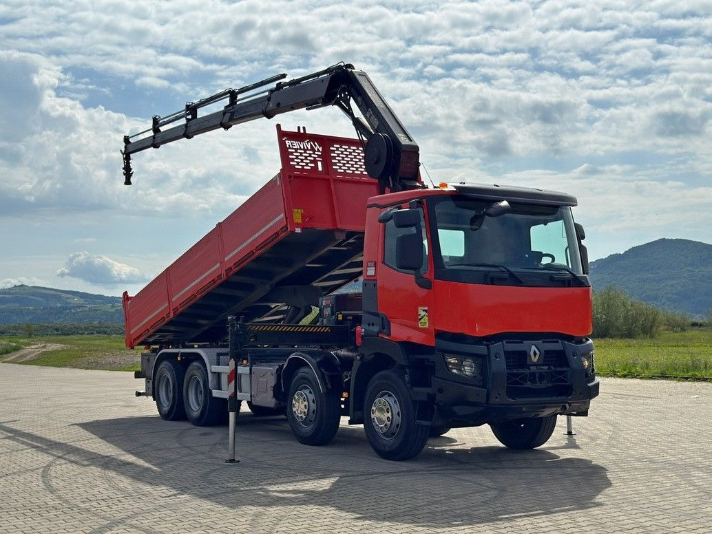 Renault C 430 *KIPPER 6,80m* HIAB X-HIDUO 188 ES-4 * 8x4 - משאית מנוף: תמונה 2 Renault C 430 *KIPPER 6,80m* HIAB X-HIDUO 188 ES-4 * 8x4 - משאית מנוף: תמונה 2