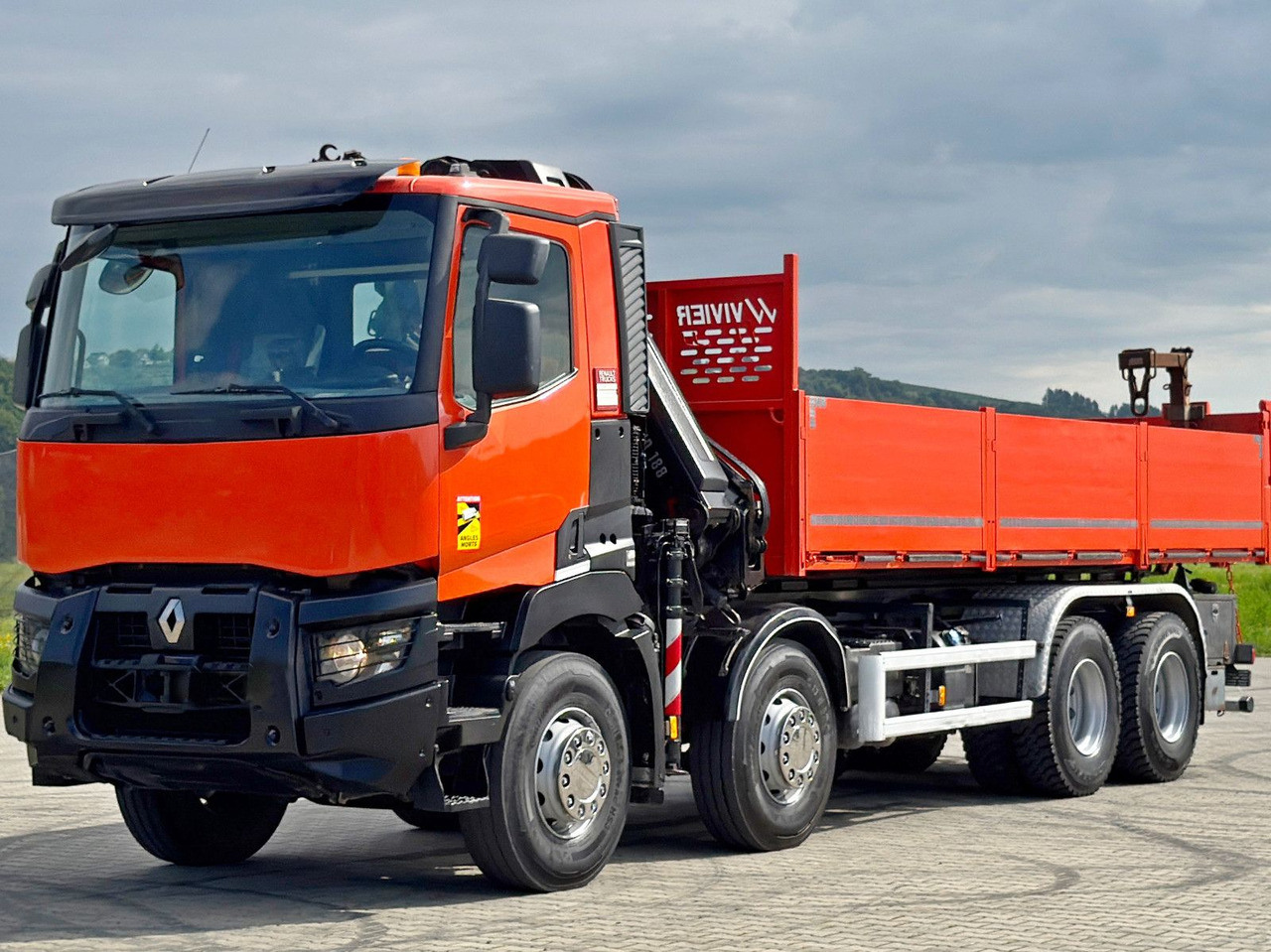 Renault C 430 *KIPPER 6,80m* HIAB X-HIDUO 188 ES-4 * 8x4 - מזהיר, משאית מנוף: תמונה 4 Renault C 430 *KIPPER 6,80m* HIAB X-HIDUO 188 ES-4 * 8x4 - מזהיר, משאית מנוף: תמונה 4