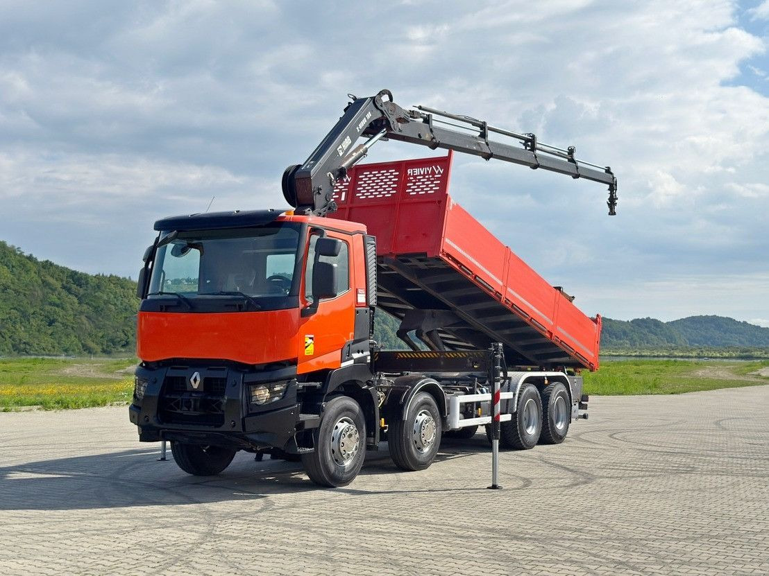 Renault C 430 *KIPPER 6,80m* HIAB X-HIDUO 188 ES-4 * 8x4 - מזהיר, משאית מנוף: תמונה 2 Renault C 430 *KIPPER 6,80m* HIAB X-HIDUO 188 ES-4 * 8x4 - מזהיר, משאית מנוף: תמונה 2