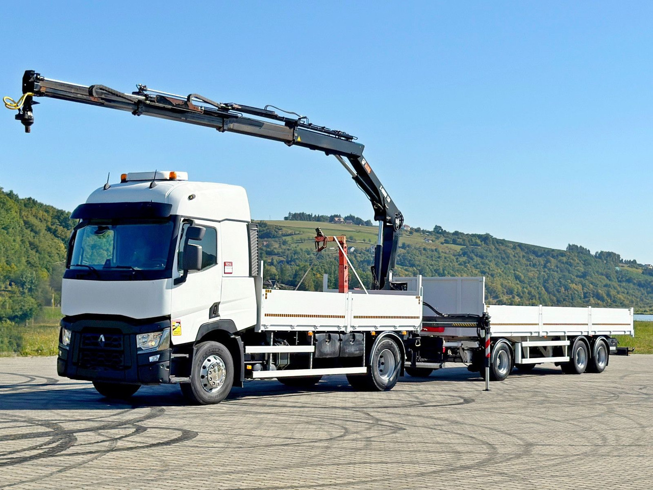 Renault C 440* HIAB X-HIDUO 138 B-3 + FUNK + Anhänger - משאית מנוף: תמונה 2 Renault C 440* HIAB X-HIDUO 138 B-3 + FUNK + Anhänger - משאית מנוף: תמונה 2