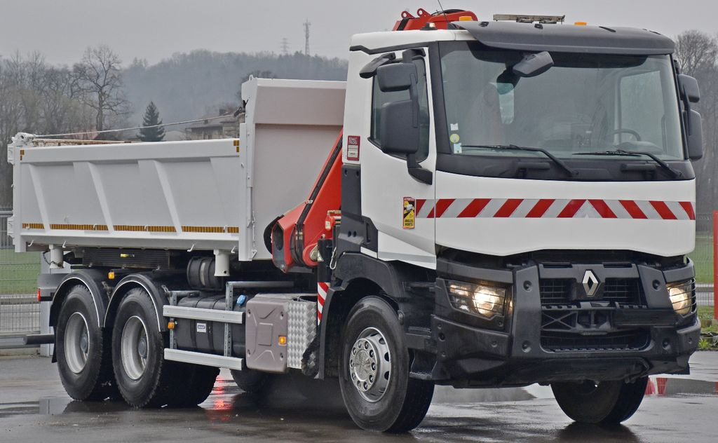 Renault C380 *KIPPER 5,10 m* FASSI F175A.0.22+FUNK /6x4 - משאית מנוף, מזהיר: תמונה 4 Renault C380 *KIPPER 5,10 m* FASSI F175A.0.22+FUNK /6x4 - משאית מנוף, מזהיר: תמונה 4