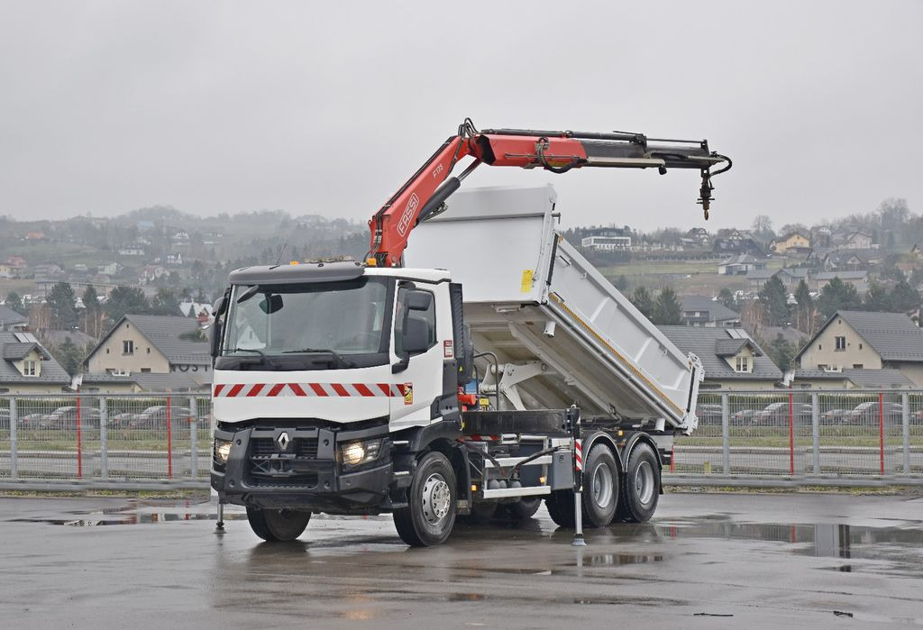 Renault C380 *KIPPER 5,10 m* FASSI F175A.0.22+FUNK /6x4 - משאית מנוף, מזהיר: תמונה 2 Renault C380 *KIPPER 5,10 m* FASSI F175A.0.22+FUNK /6x4 - משאית מנוף, מזהיר: תמונה 2
