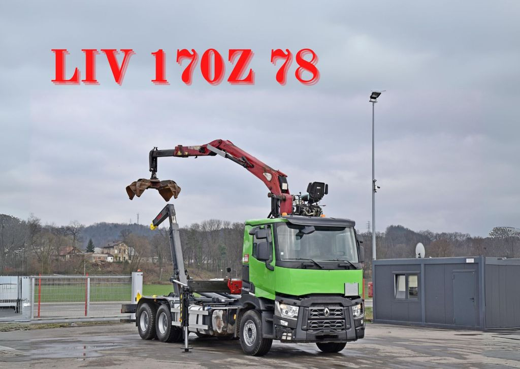 Renault C430* ABROLLKIPPER *LIV 170Z 78 * 6x4 - משאית הרמת וו, משאית מנוף: תמונה 1 Renault C430* ABROLLKIPPER *LIV 170Z 78 * 6x4 - משאית הרמת וו, משאית מנוף: תמונה 1