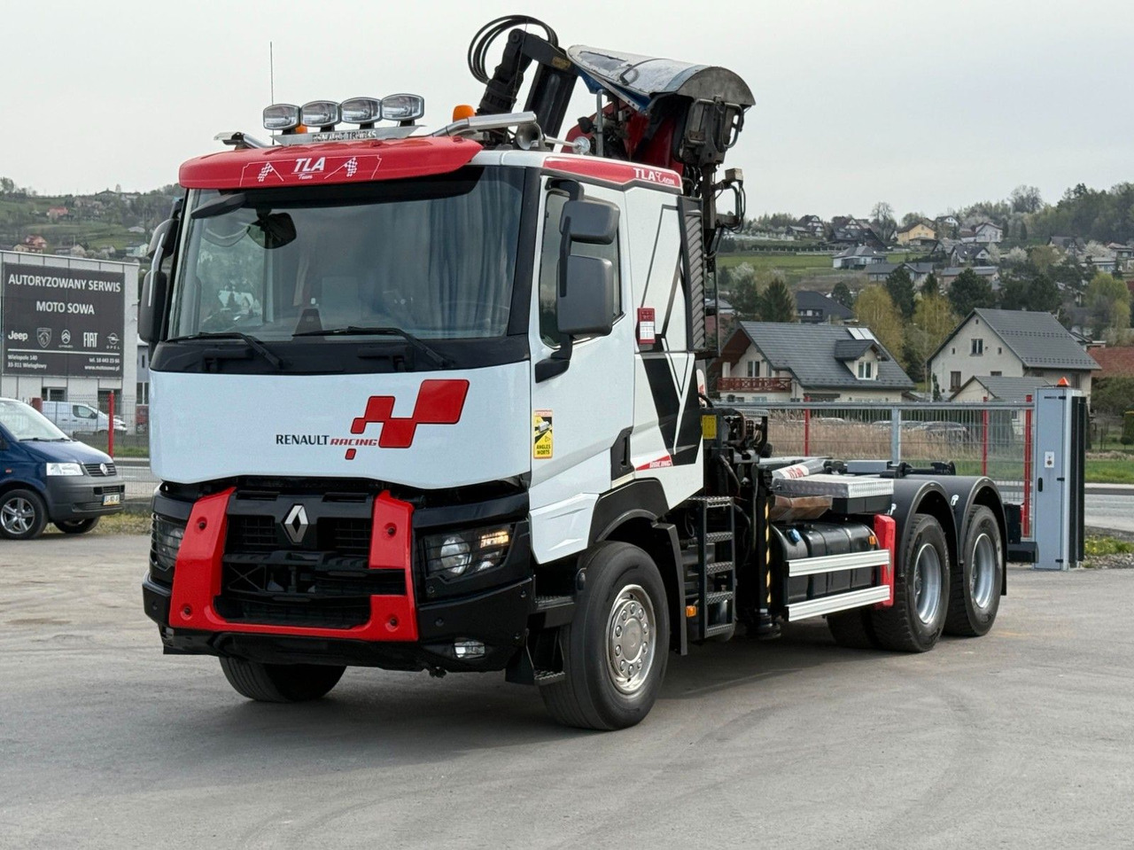 Renault C520 * ABROLLKIPPER 4,80 m * KESLA * 6x4! - משאית הרמת וו, משאית מנוף: תמונה 3 Renault C520 * ABROLLKIPPER 4,80 m * KESLA * 6x4! - משאית הרמת וו, משאית מנוף: תמונה 3
