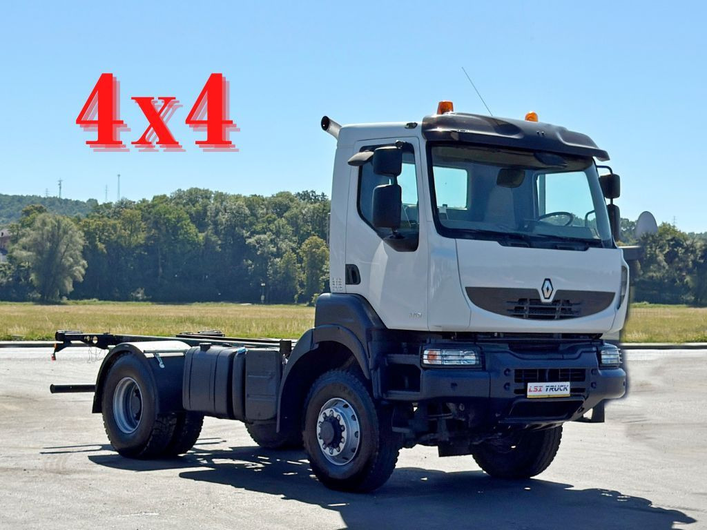Renault KERAX 370 * FAHRGESTELL 4,55 m / 4x4*TOPZUSTAND - משאית עם שלדת תא: תמונה 1 Renault KERAX 370 * FAHRGESTELL 4,55 m / 4x4*TOPZUSTAND - משאית עם שלדת תא: תמונה 1