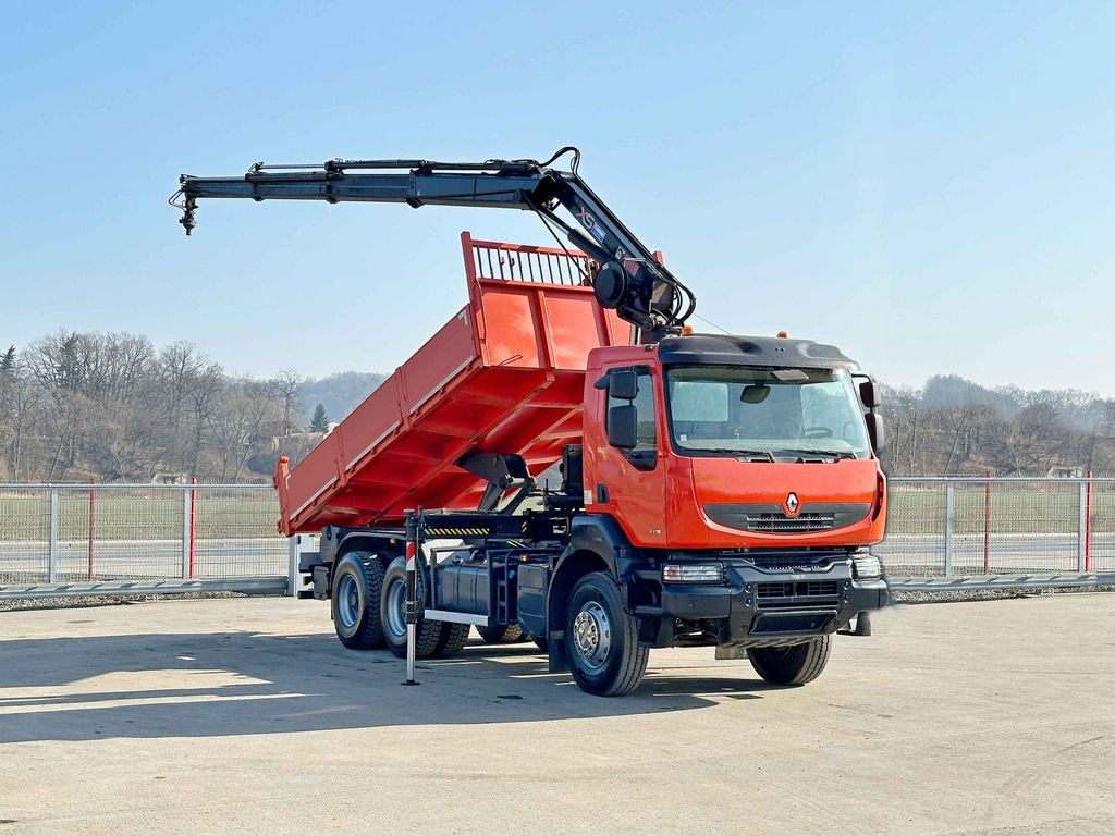 Renault KERAX 430* HIAB 144 E-3 HIDUO + FUNK / 6x4 - מזהיר, משאית מנוף: תמונה 2 Renault KERAX 430* HIAB 144 E-3 HIDUO + FUNK / 6x4 - מזהיר, משאית מנוף: תמונה 2