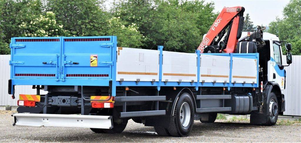 משאית מנוף, משאית צד נופל/ שטוחה Renault Premium 320 DXI* FASSI F130AC.23 * FUNK: תמונה 7