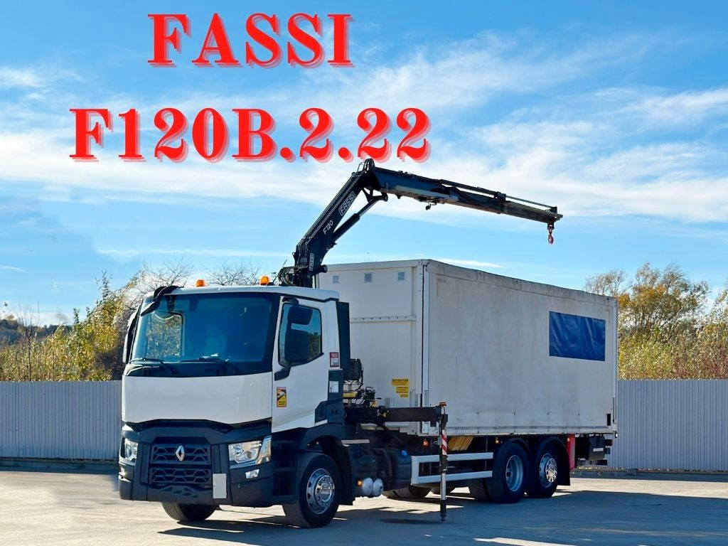 Renault T380 * FASSI F120B.2.22 + FUNK / 6x2! - משאית מנוף: תמונה 1 Renault T380 * FASSI F120B.2.22 + FUNK / 6x2! - משאית מנוף: תמונה 1
