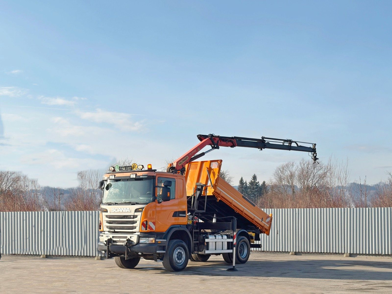 Scania G 360 * KIPPER 4,15m * PALFINGER PK 11002/ 4x4 - משאית מנוף: תמונה 2 Scania G 360 * KIPPER 4,15m * PALFINGER PK 11002/ 4x4 - משאית מנוף: תמונה 2