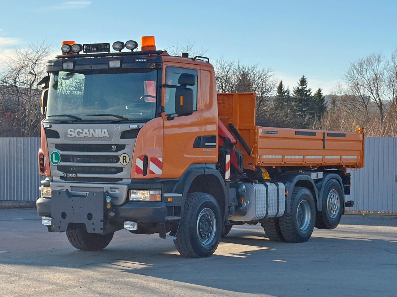 Scania G 360 * KIPPER 4,60m * PALFINGER PK 11002/ 6x6 - משאית מנוף: תמונה 4 Scania G 360 * KIPPER 4,60m * PALFINGER PK 11002/ 6x6 - משאית מנוף: תמונה 4