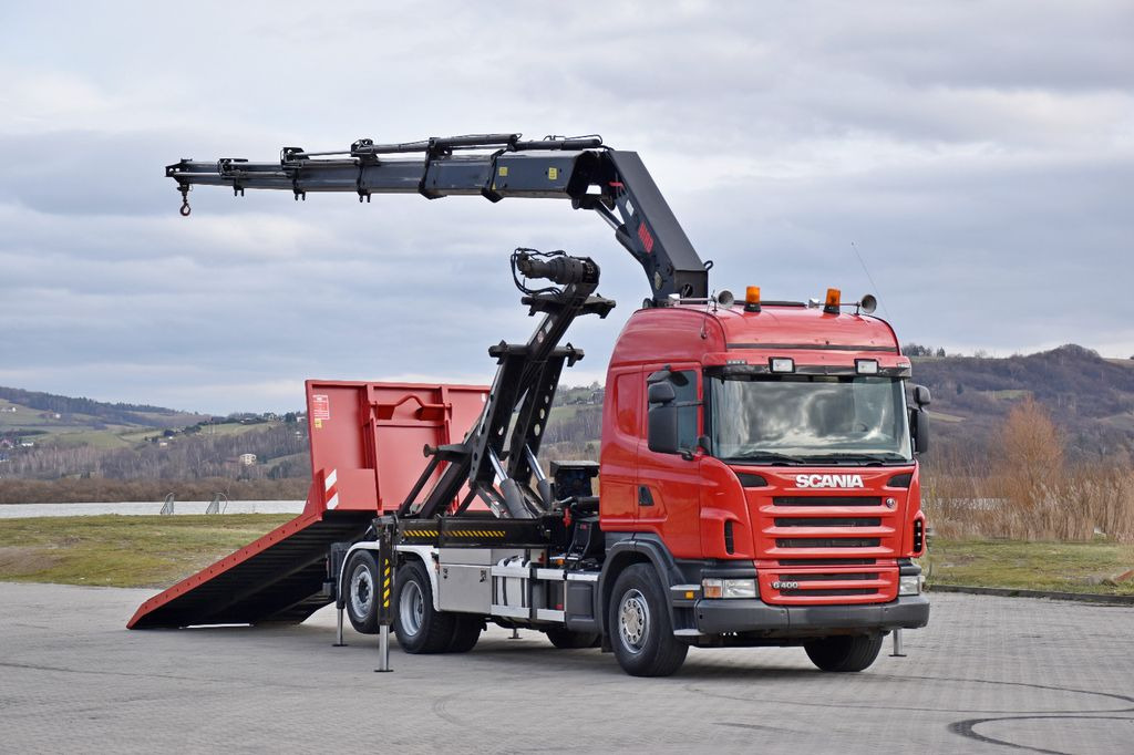 Scania G 400 * Abschleppwagen 6,40m* KRAN + FUNK * TOP - משאית גרירה: תמונה 2 Scania G 400 * Abschleppwagen 6,40m* KRAN + FUNK * TOP - משאית גרירה: תמונה 2