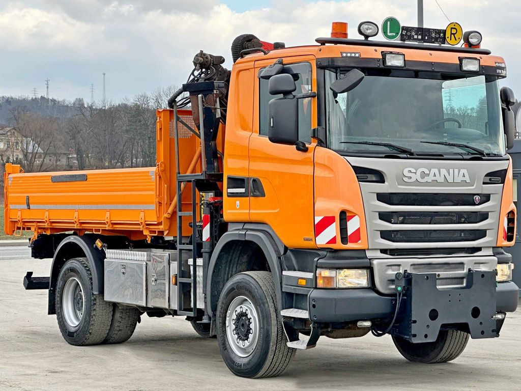 Scania G360 Kipper 4,10m *PK 11002 B + FUNK *4x4 Scania G360 Kipper 4,10m *PK 11002 B + FUNK *4x4 - מזהיר, משאית מנוף: תמונה 4 Scania G360 Kipper 4,10m *PK 11002 B + FUNK *4x4 Scania G360 Kipper 4,10m *PK 11002 B + FUNK *4x4 - מזהיר, משאית מנוף: תמונה 4