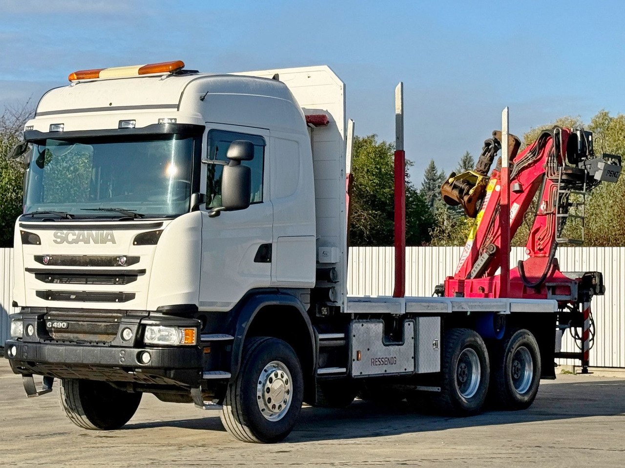 Scania G490* HOLZTRANSPORTER * PENZ 12Z8.70* 6x6 - משאית מנוף: תמונה 3 Scania G490* HOLZTRANSPORTER * PENZ 12Z8.70* 6x6 - משאית מנוף: תמונה 3