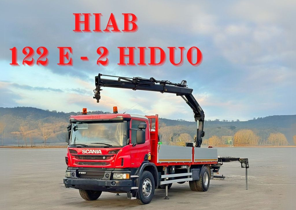 Scania P 280 * HIAB 122 E - 2 HIDUO + FUNK* TOPZUSTAND Scania P 280 * HIAB 122 E - 2 HIDUO + FUNK* TOPZUSTAND - משאית מנוף, משאית צד נופל/ שטוחה: תמונה 1 Scania P 280 * HIAB 122 E - 2 HIDUO + FUNK* TOPZUSTAND Scania P 280 * HIAB 122 E - 2 HIDUO + FUNK* TOPZUSTAND - משאית מנוף, משאית צד נופל/ שטוחה: תמונה 1