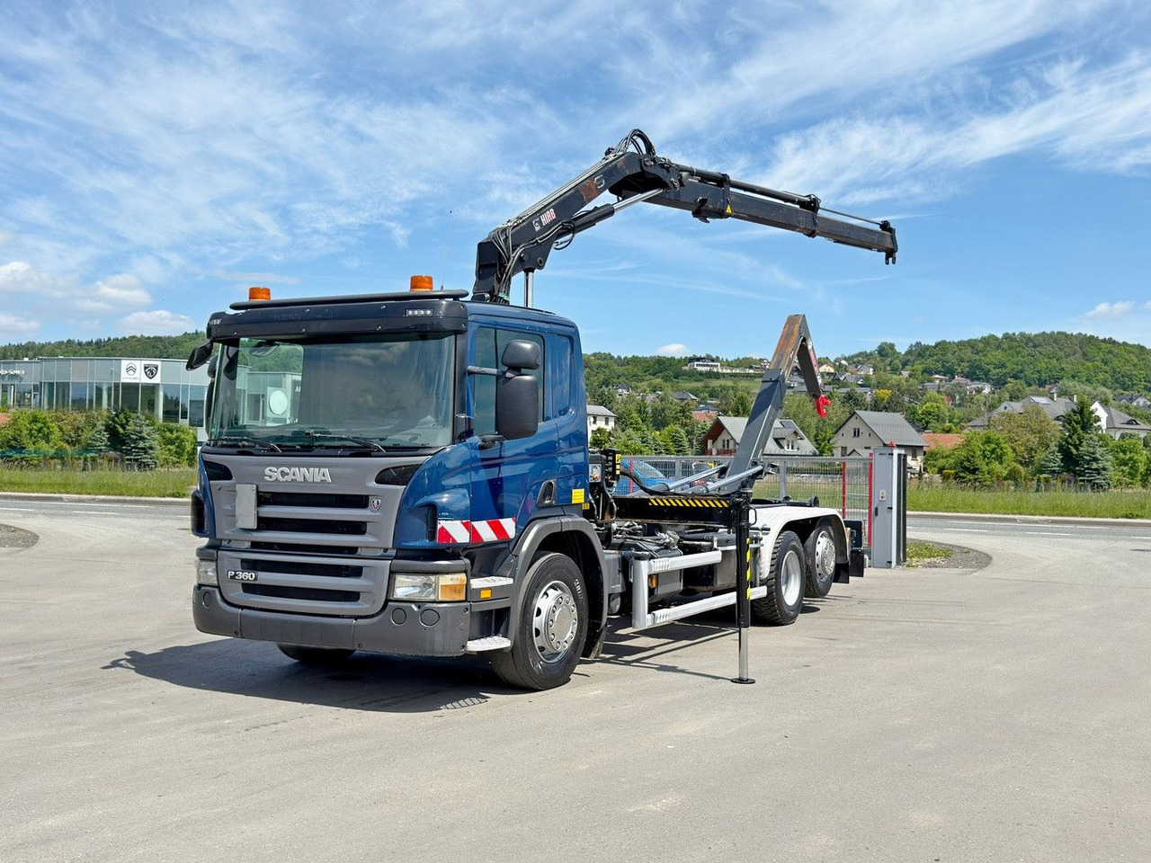 Scania P 360 * ABROLLKIPPER * HIAB 111 BS -2 HIDUO/FUNK - משאית הרמת וו, משאית מנוף: תמונה 2 Scania P 360 * ABROLLKIPPER * HIAB 111 BS -2 HIDUO/FUNK - משאית הרמת וו, משאית מנוף: תמונה 2