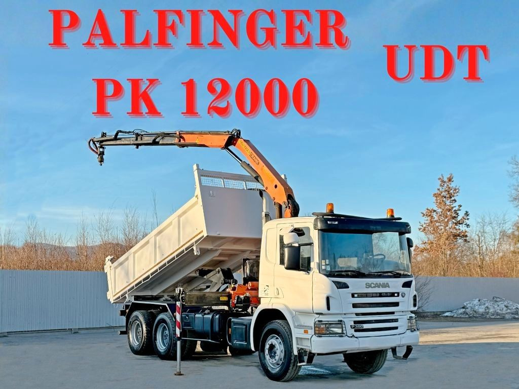 Scania P 380 Kipper 5,10 m * PK 12000 * 6x4 - משאית מנוף: תמונה 1 Scania P 380 Kipper 5,10 m * PK 12000 * 6x4 - משאית מנוף: תמונה 1