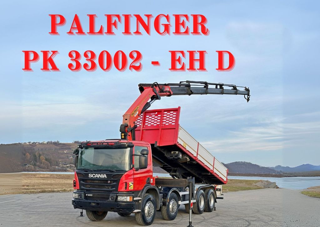 Scania P 400 Kipper 6,80 m * PK 33002-EH D + FUNK * 8x4 Scania P 400 Kipper 6,80 m * PK 33002-EH D + FUNK * 8x4 - משאית מנוף, מזהיר: תמונה 1 Scania P 400 Kipper 6,80 m * PK 33002-EH D + FUNK * 8x4 Scania P 400 Kipper 6,80 m * PK 33002-EH D + FUNK * 8x4 - משאית מנוף, מזהיר: תמונה 1