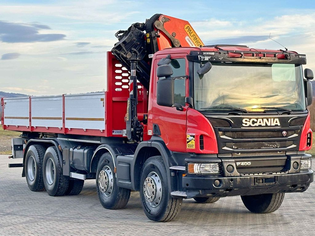 Scania P 400 Kipper 6,80 m * PK 33002-EH D + FUNK * 8x4 Scania P 400 Kipper 6,80 m * PK 33002-EH D + FUNK * 8x4 - משאית מנוף, מזהיר: תמונה 4 Scania P 400 Kipper 6,80 m * PK 33002-EH D + FUNK * 8x4 Scania P 400 Kipper 6,80 m * PK 33002-EH D + FUNK * 8x4 - משאית מנוף, מזהיר: תמונה 4