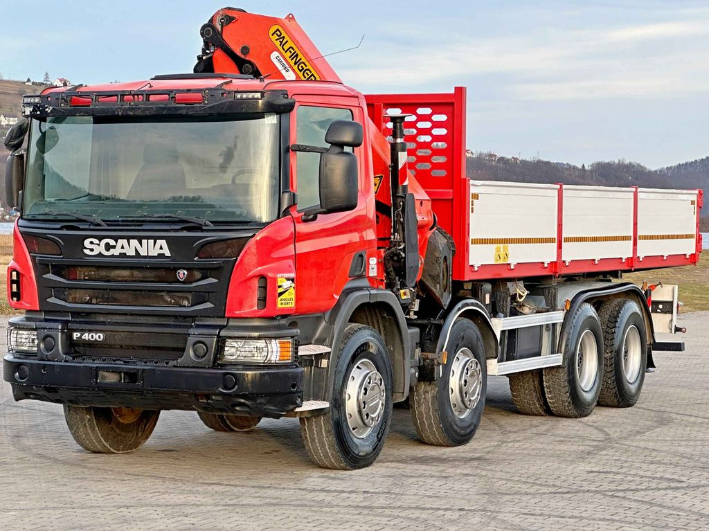 Scania P 400 Kipper 6,80 m * PK 33002-EH D + FUNK * 8x4 Scania P 400 Kipper 6,80 m * PK 33002-EH D + FUNK * 8x4 - מזהיר, משאית מנוף: תמונה 4 Scania P 400 Kipper 6,80 m * PK 33002-EH D + FUNK * 8x4 Scania P 400 Kipper 6,80 m * PK 33002-EH D + FUNK * 8x4 - מזהיר, משאית מנוף: תמונה 4