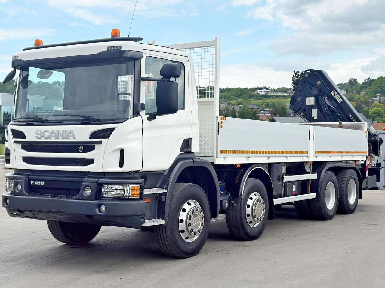 Scania P 410*PLATFORM 7,00m*HIAB 244 E-5 HIPRO+FUNK/8x4 Scania P 410*PRITSCHE 7,00m*HIAB 244 E-5 HIPRO+FUNK/8x4 - משאית מנוף, משאית צד נופל/ שטוחה: תמונה 4 Scania P 410*PLATFORM 7,00m*HIAB 244 E-5 HIPRO+FUNK/8x4 Scania P 410*PRITSCHE 7,00m*HIAB 244 E-5 HIPRO+FUNK/8x4 - משאית מנוף, משאית צד נופל/ שטוחה: תמונה 4