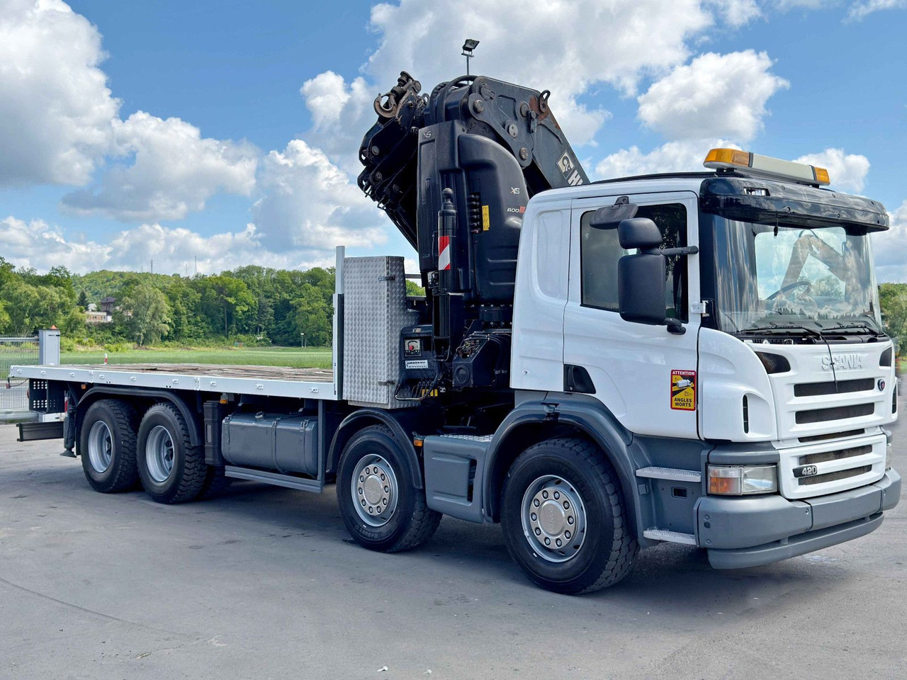 Scania P 420* PLATFORM 6,80m * HIAB 600 EP-5/FUNK * 8x4 - משאית מנוף: תמונה 3 Scania P 420* PLATFORM 6,80m * HIAB 600 EP-5/FUNK * 8x4 - משאית מנוף: תמונה 3