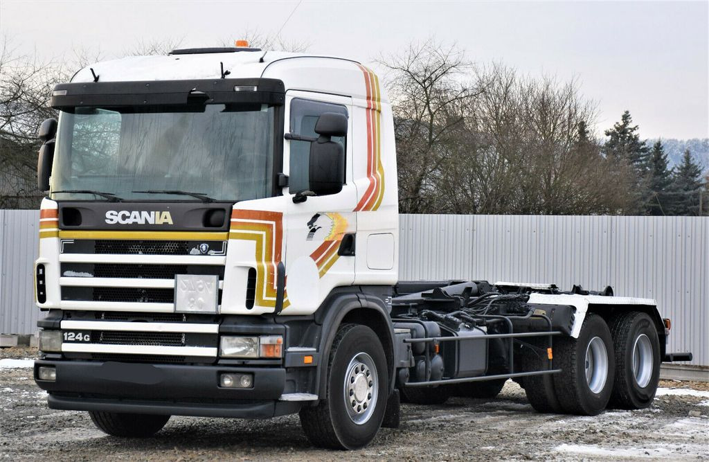 Scania R124 470 Abrollkipper *6x2* Top Zustand ! Scania R124 470 Abrollkipper * 6x2 * Motor Problem - משאית הרמת וו: תמונה 4 Scania R124 470 Abrollkipper *6x2* Top Zustand ! Scania R124 470 Abrollkipper * 6x2 * Motor Problem - משאית הרמת וו: תמונה 4