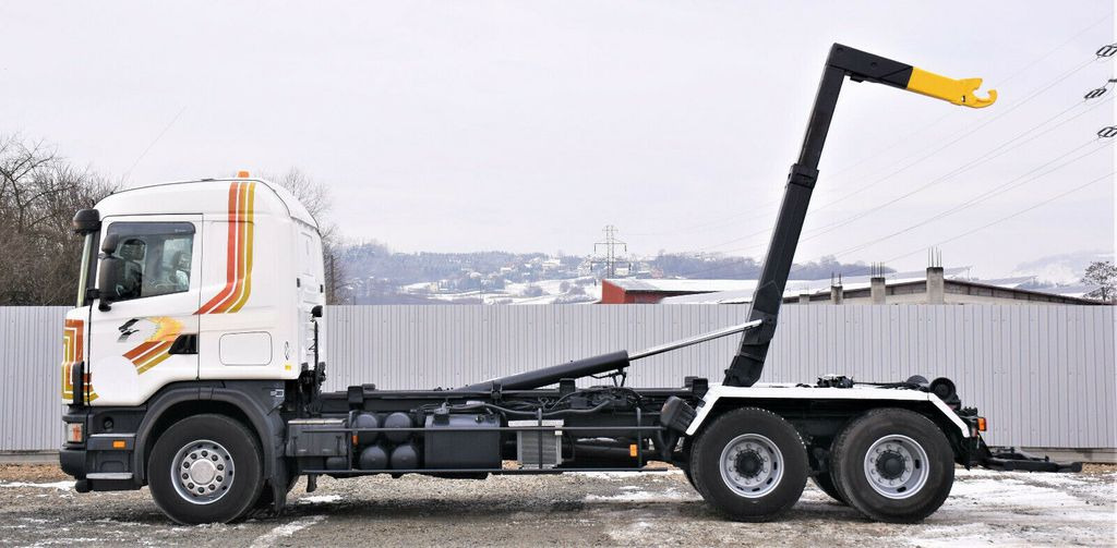 Scania R124 470 Abrollkipper *6x2* Top Zustand ! Scania R124 470 Abrollkipper * 6x2 * Motor Problem - משאית הרמת וו: תמונה 5 Scania R124 470 Abrollkipper *6x2* Top Zustand ! Scania R124 470 Abrollkipper * 6x2 * Motor Problem - משאית הרמת וו: תמונה 5